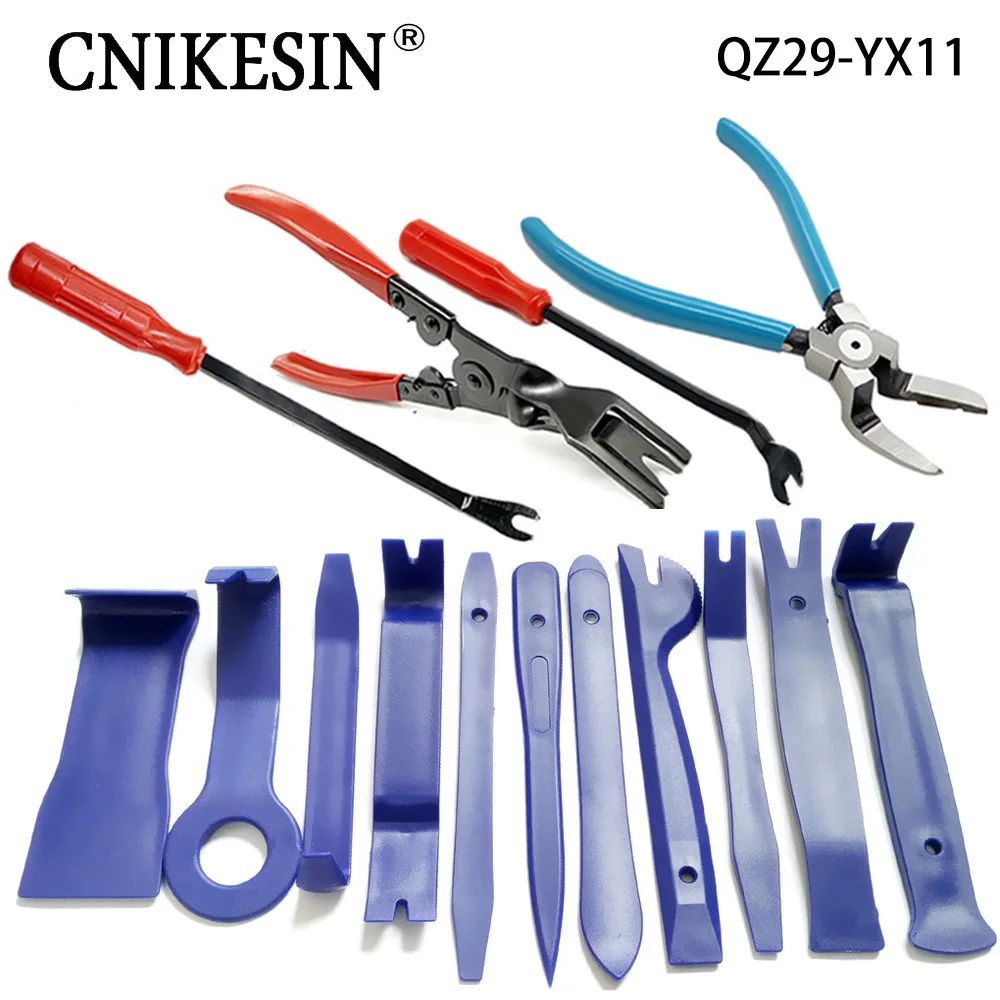 CNIKESIN Car Removal Repair Tools Door Panel Installer Repair Removal Tool Auto Interior Fastener Clip Pliers Plastic Pry Tools