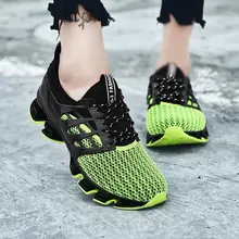 Уличные кроссовки размера плюс для бега женская спортивная обувь спортивная мужская зеленая Schoenen Vrouw прогулочная красовка для фитнеса B-244
