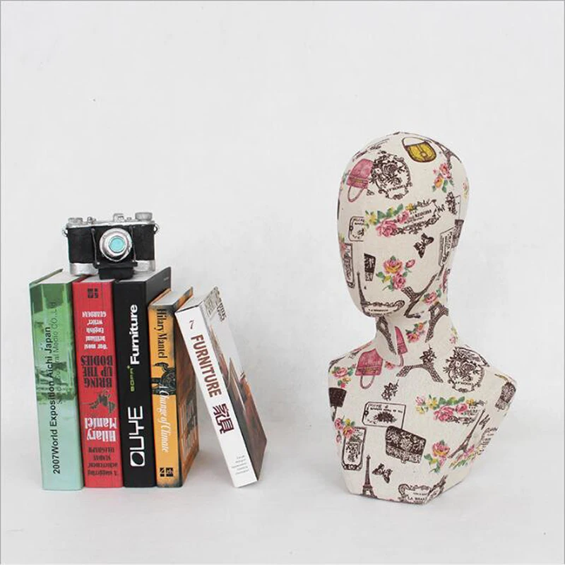 

High-end Quality Window Display Personality Mannequin Head Stand For Styling Hat Wig Scarf Display Female Mannequin Head Style-D