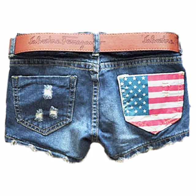 Buy Sexy Summer Ripped Low Waist Women Denim Shorts