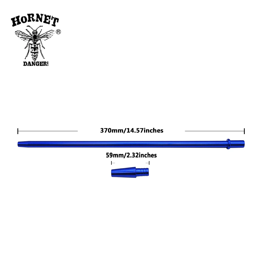 HORNET 1 шт. 370 мм Высокое качество Алюминиевый шток кальяна кальян шланг Стволовые трубы Инструменты Аксессуары для кальяна