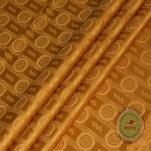 Базен ткань Getzner качество Nouveau золотой жаккардовые парча в Гвинейском стиле хлопок духи Shadda Feitex