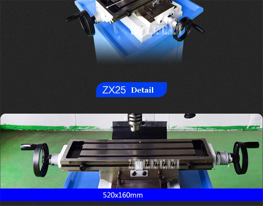 ZX25 Многофункциональный бурения и фрезерные машины малые промышленные машины Инструмент Desktop металлический сверление машины 220 V/110 V