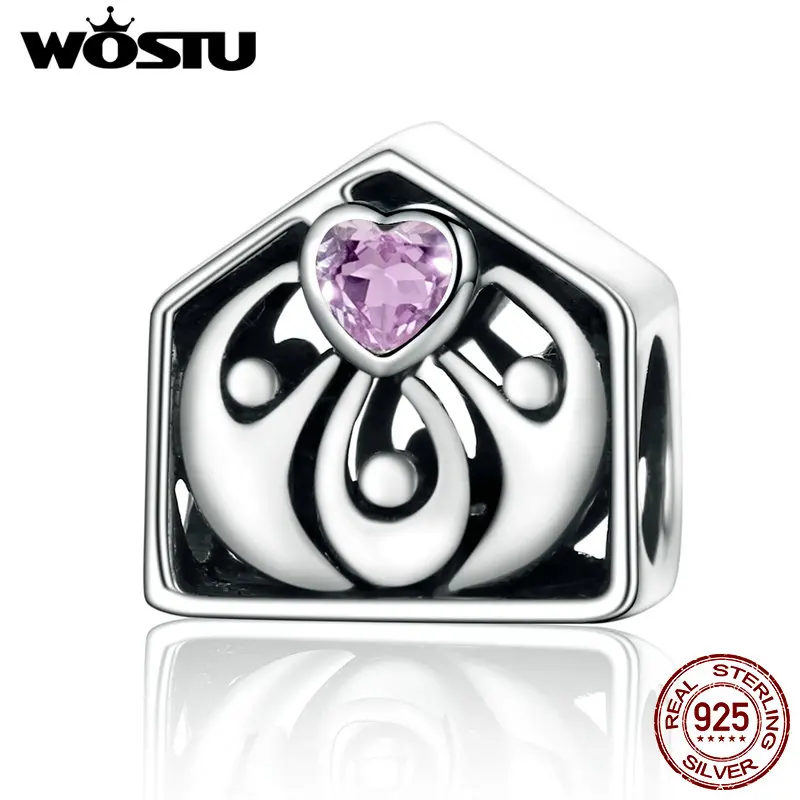 WOSTU New Arrival 925 Sterling Silver My Lovely Family Beads Fit Original WST Charm Bracelet Jewelry Gift CQC255 цена WOSTU New Arrival 925 Sterling Silver My Lovely Family Beads Fit Original WST Charm Bracelet Jewelry Gift CQC255 цены онлайн