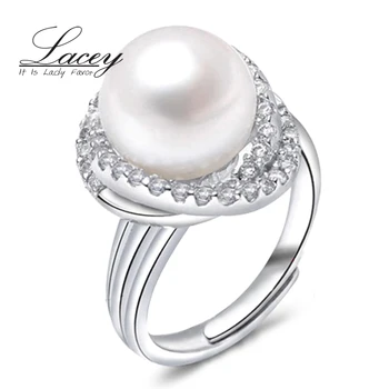 

Natural big wedding pearl rings for lady,white pink purple freshwater pearl ring fine jewelry anniversary trendy nice present