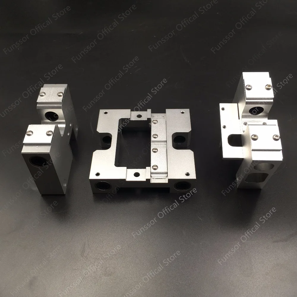 

Funssor Aluminum X axis metal Extruder Carriage +Y axis carriage kit For CTC Replicator Flashforge 3D printer Upgrade