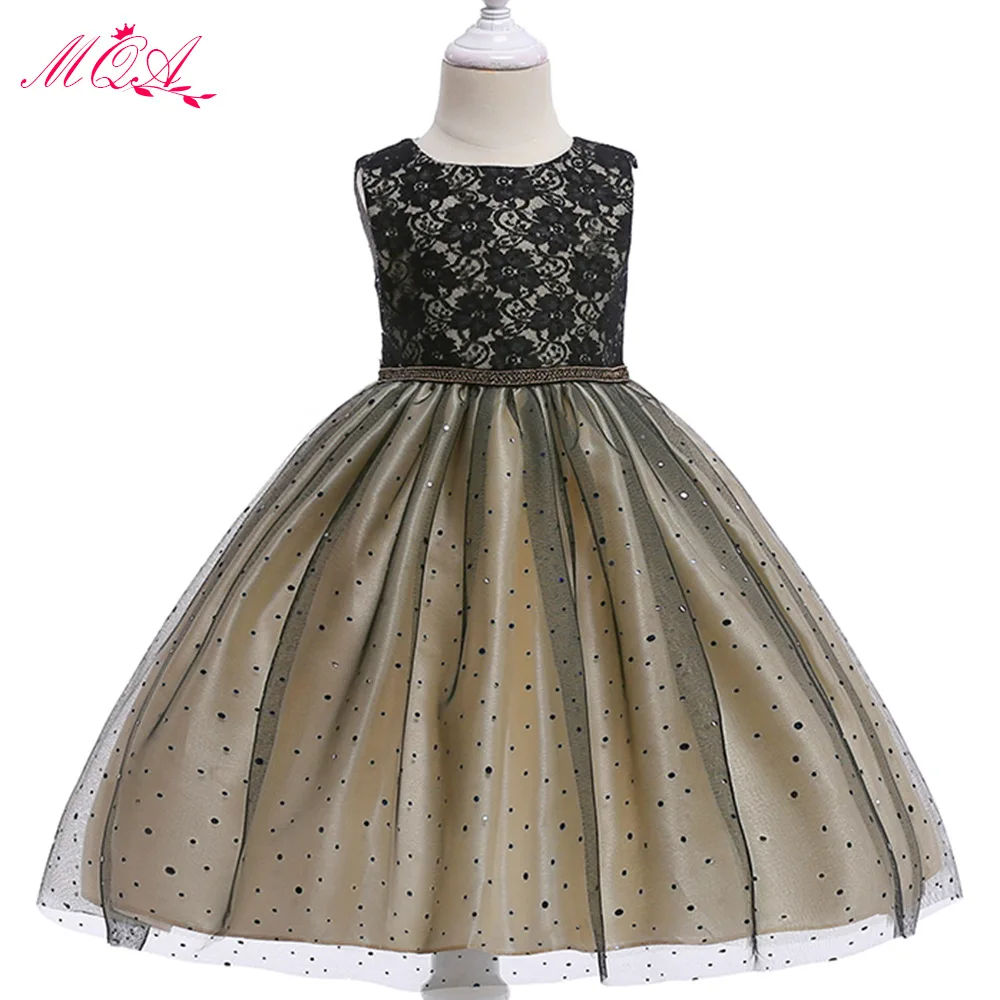 

L5002 2019 New Euro US Fast Selling Children's Princess Dresses with Open Screen Sequins Summer Girl Performing Dresses