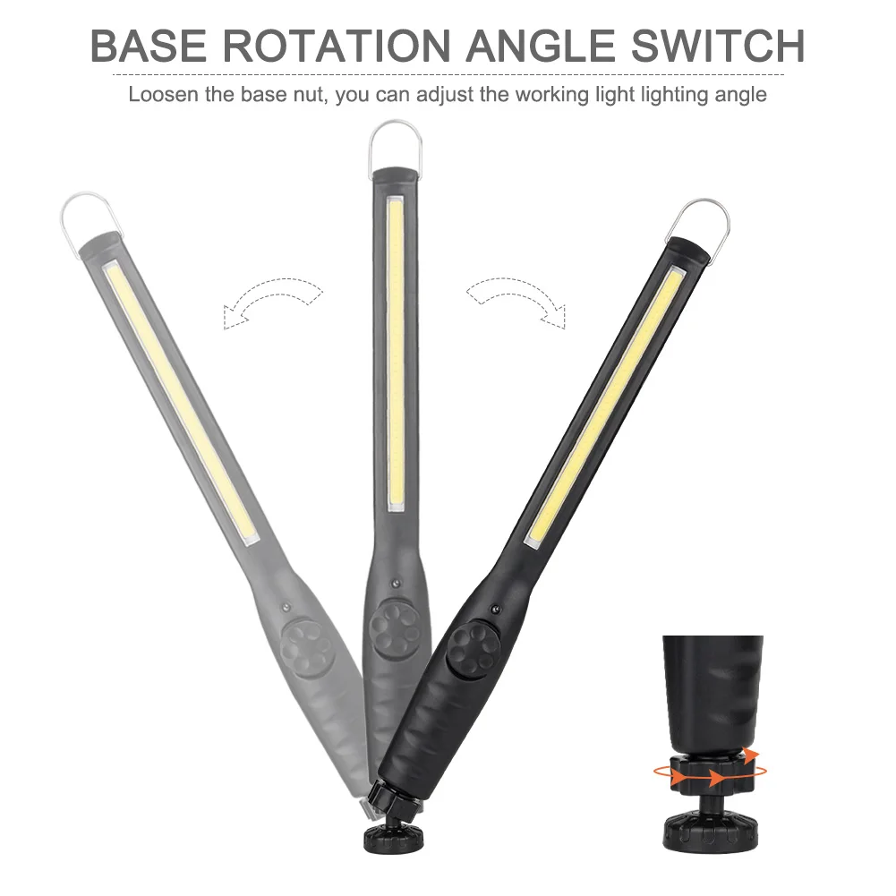 

COB Work Light Built in Battery Emergency Flashlight Bulb Camping Lamp Auto Check House Repair Tool LAD-sale