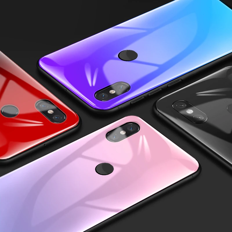 Чехол из градиентного стекла для xiaomi redmi 6a, для xiaomi redmi Note 7, 6, 5a Pro, 5 plus, K20, s2, note, 4x, x4, стеклянный чехол, чехол для Note7