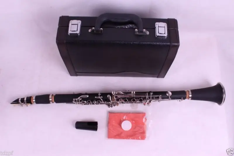 

New CLARINET Nickel Plated Bb Key 17 key Buffay Style Ebonite Body#1