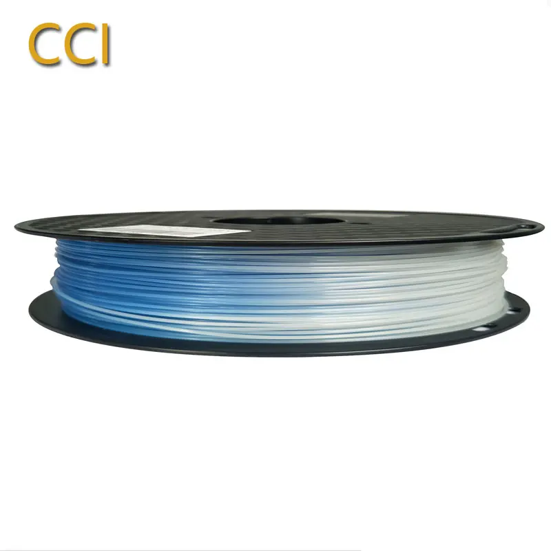 3d printer filament color change pla 1.75mm 0.5kg blue red purple voilet green to white changing printing materials 500g | Компьютеры и