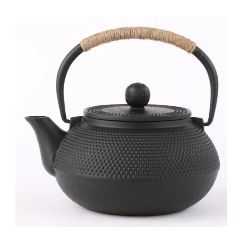 900ml/0.9l Black Spots Cast Iron Pot Japanese Iron Teapot China Kongfu