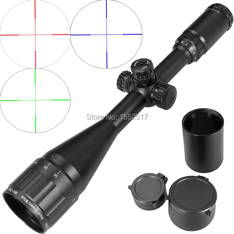 

Leapers Tactical 4-16X50 AO Riflescope Optical Sight Full Size Mil Dot Red Green Blue Llluminate Hunting Rifle Scope