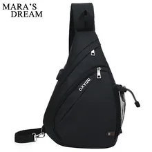 Mara's Dream слинг сумка для мужчин зарядка через usb сумка водостойкий нагрудный пакет большой емкости Оксфорд сумка через плечо