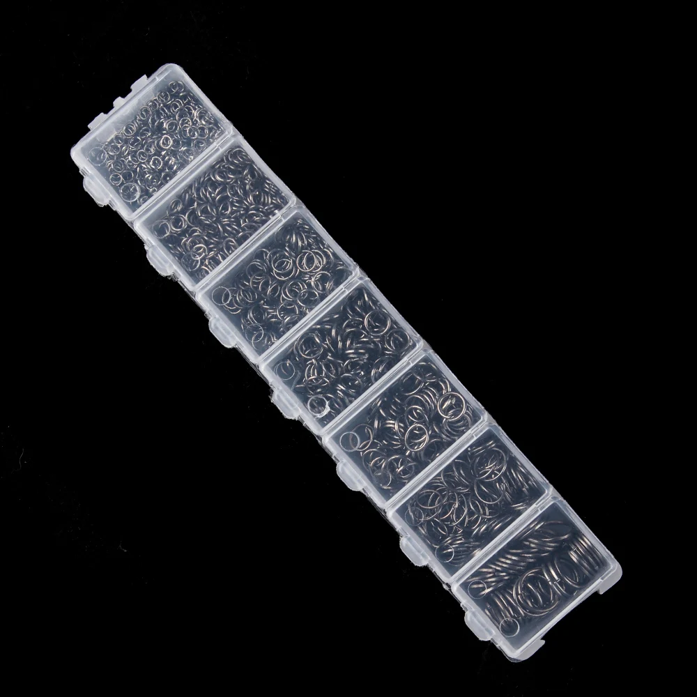 1450pcs/lot Multi Color Mix Size Open Jump Rings Silver Gold Plated Link Loop DIY Jewelry Findings Connector Creative DIY F2973 Jewelry Findings