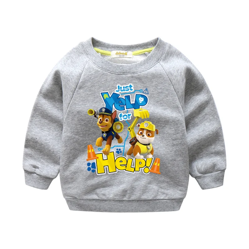 2018 New Cartoon Dog Print Children Spring Sweater For Boy Girls Autumn Long Sleeves 100%Cotton Tops Baby Sweater Clothes TWY001 (1)