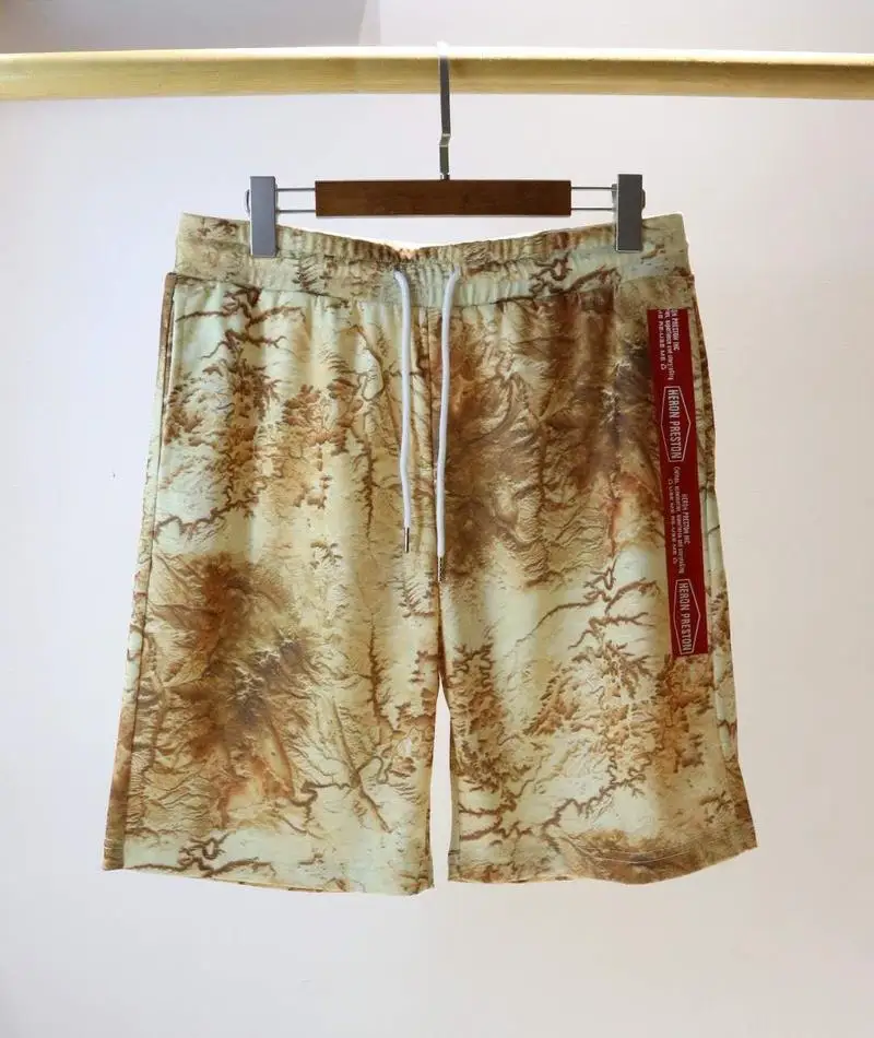 

19SS Heron Preston Shorts Camouflage Loose Fit Sports Shorts Hip Hop Streetwear Beach Sportswear Heron Preston Shorts Men Women