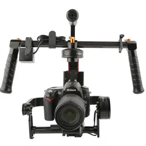 

RCMoy 3-Axis DSLR Handle Carbon Brushless Gimbal w/Motors & Controller joystick