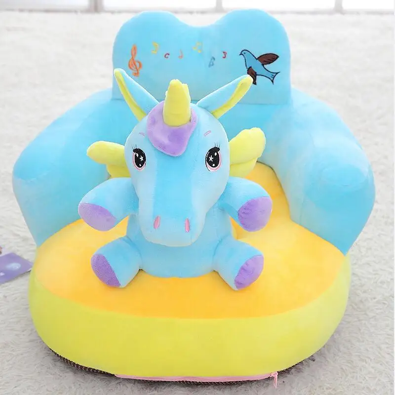 

New arrival Soft Unicorn/elephant children's seat soft Home Decoration comfortable sofa stuffed animal Gifts for children