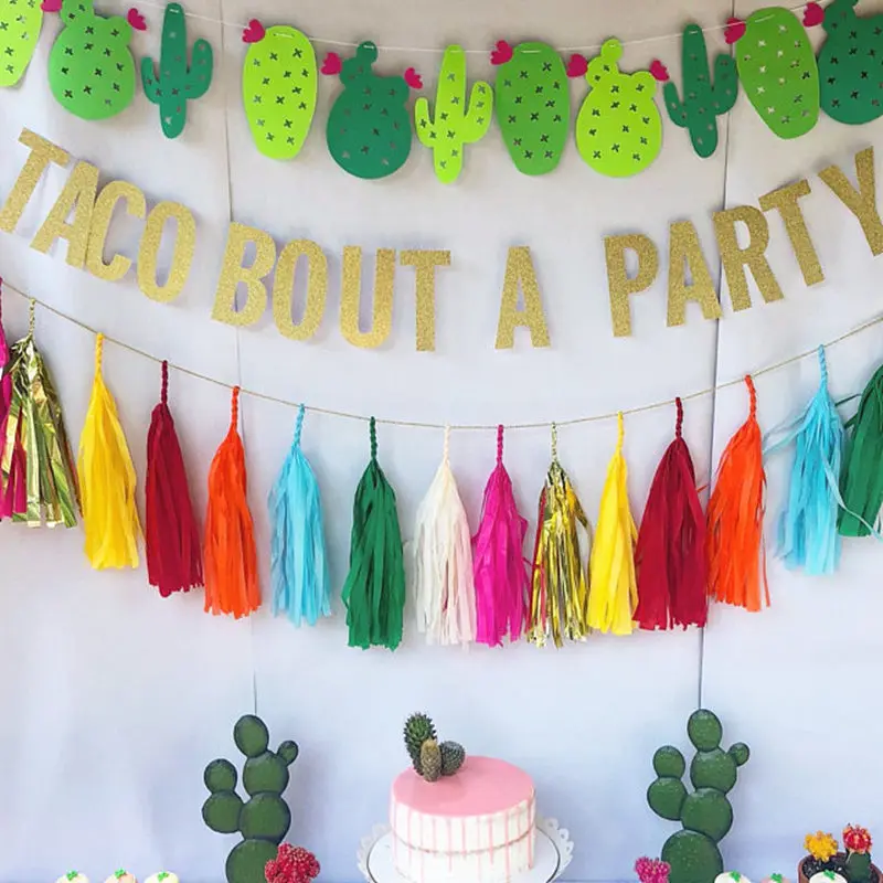 5 sheets 12*35cm Tissue Paper Tassels Garland Party Tassels DIY Wedding Backdrop Chair Table Decoration Crafts Supply