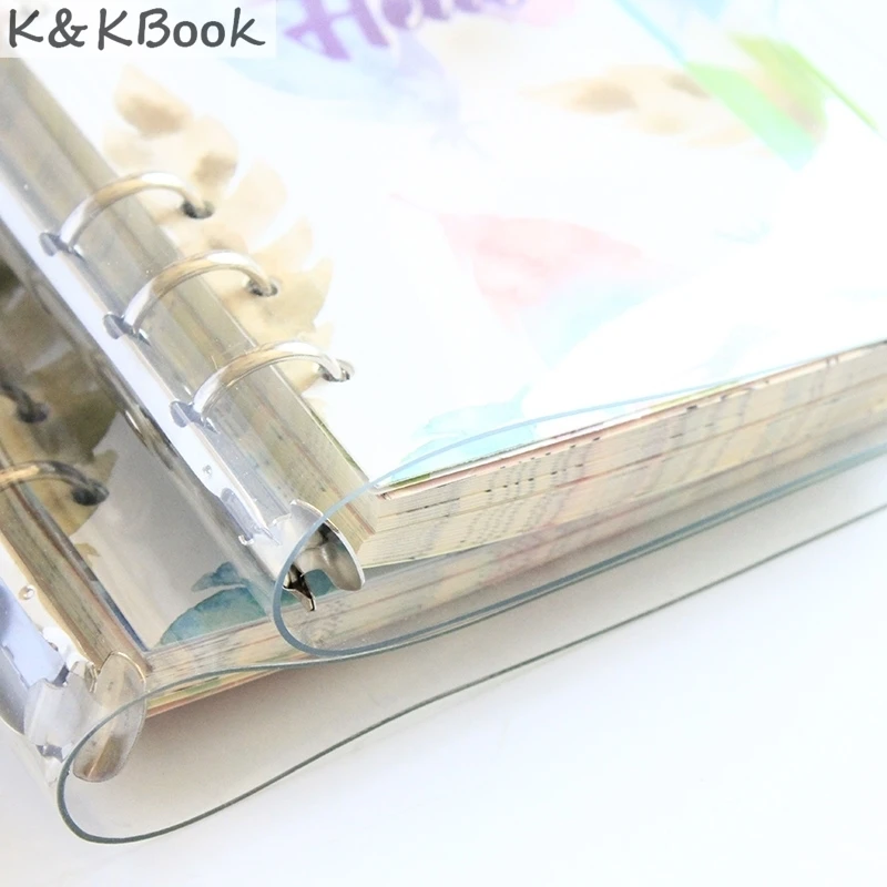 K&KBOOK KK201 Kawaii PVC Notebook Diary Transparent Cover Spiral Notbook A5 Cute A7 A6 A5 Personal Planner Binder Agenda Planner K&KBOOK KK201 Kawaii PVC Notebook Diary Transparent Cover Spiral Notbook A5 Cute A7 A6 A5 Personal Planner Binder Agenda Planner