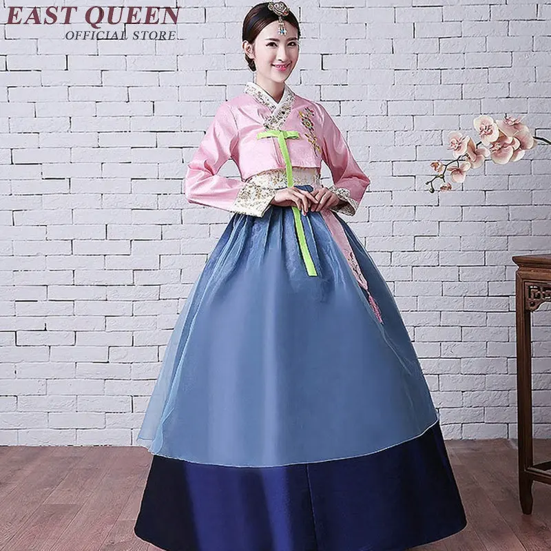 Корейский ханбок Традиционный корейский стиль одежды Национальный традиционное корейское платье ханбок национальный костюм DD194 C
