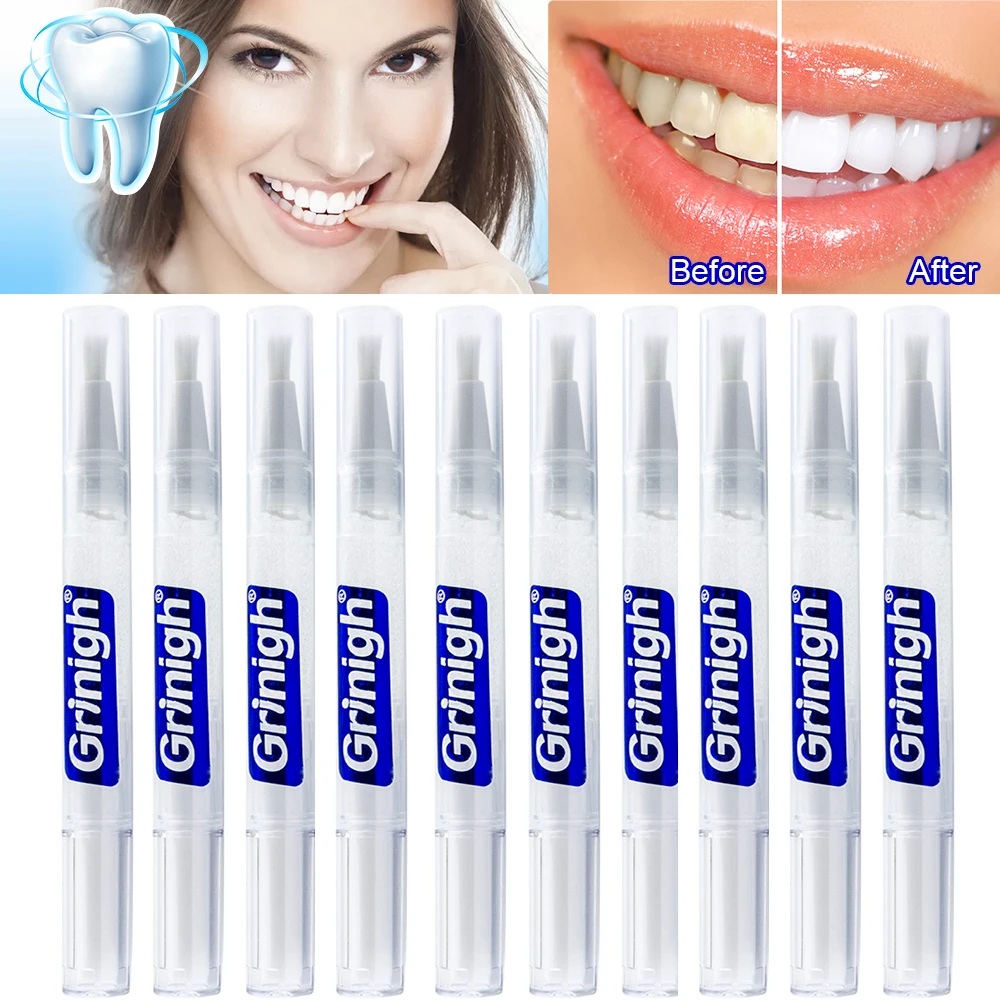 Portable 10 Syringes 6 Hydrogen Peroxide Transparent Home Teeth