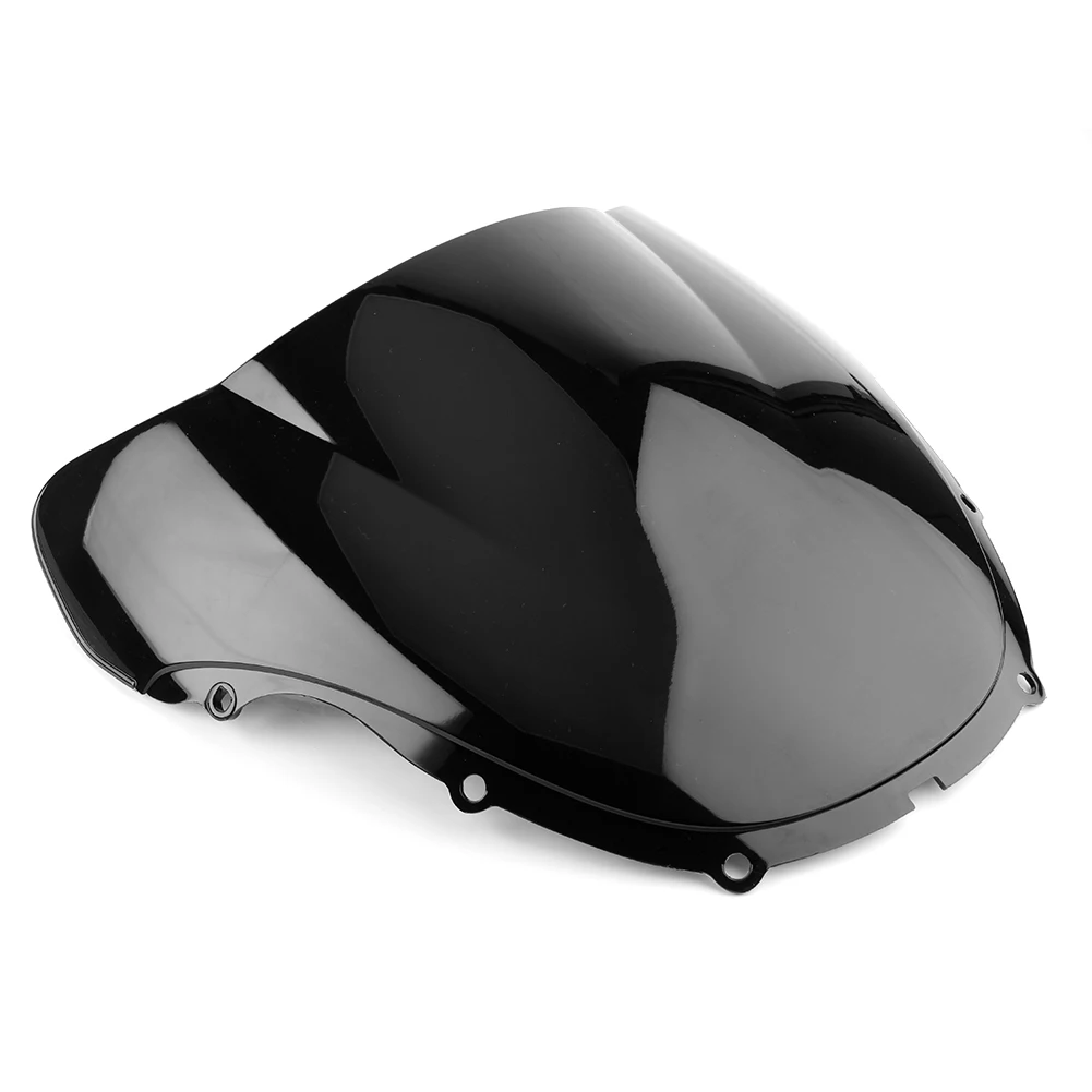 CBR600 F4 1999 2000 мотоцикл лобовое стекло ветровое стекло для Honda ветрозащитный двойной пузырь ABS пластик - Цвет: Черный