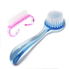 2 шт./лот Гель-лак для ногтей Уход Ручные щетки для ногтей мини-Веник с мини-совком аксессуары для ногтей инструменты для ухода за кожей и Наборы