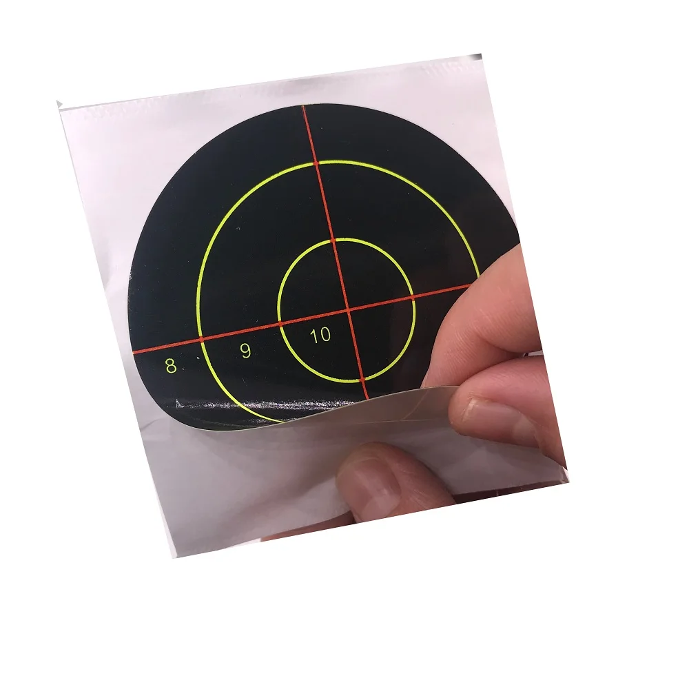 Hunting Shooting Paintball Target 100 Pcs/Lot Splatter Blossom Target Stickers, Pattern 8910 Cross