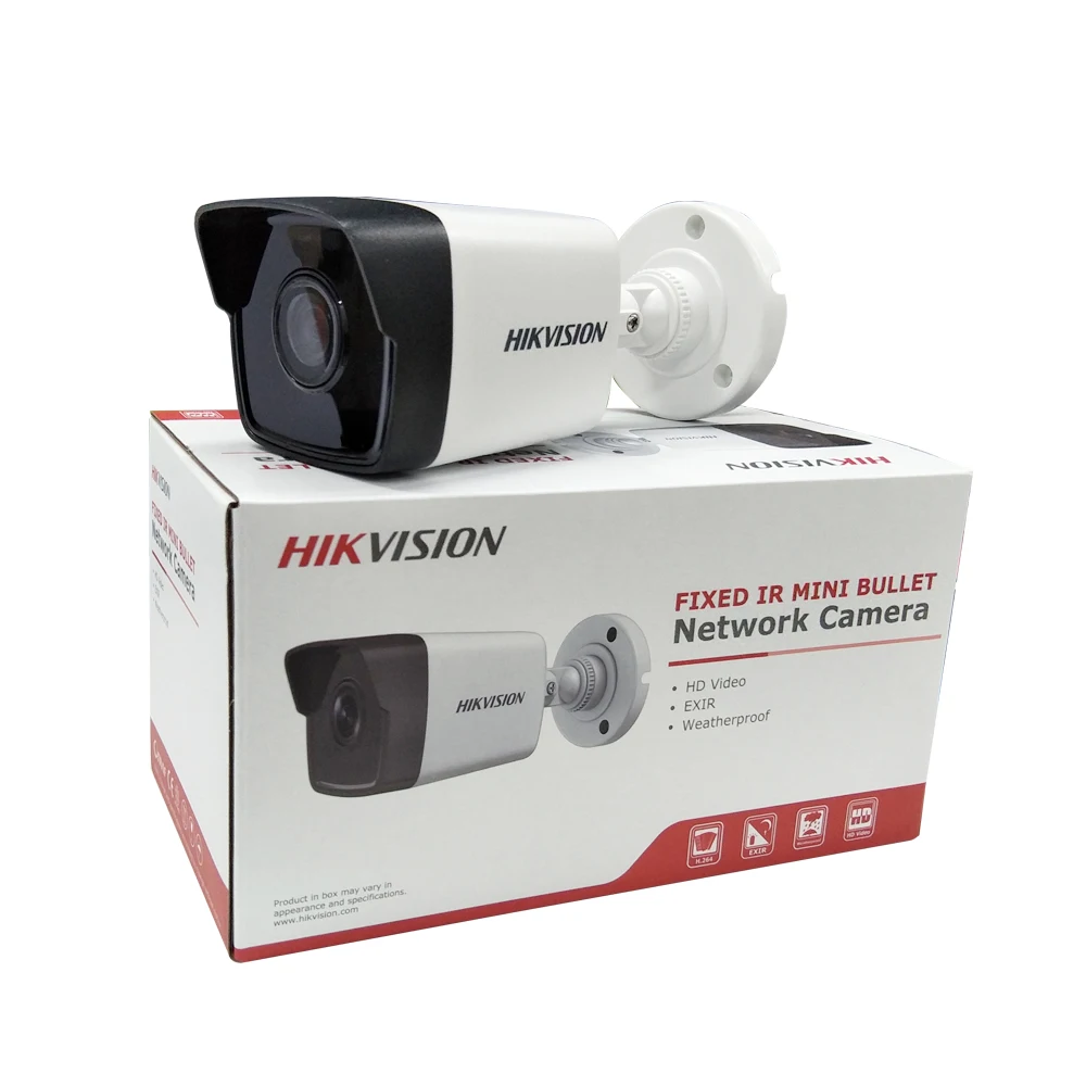 Hikvision 4CH PoE NVR комплект 1080 P CCTV система 2MP пуля ip-камера P2P Водонепроницаемый Открытый ИК ночного видения комплект видеонаблюдения