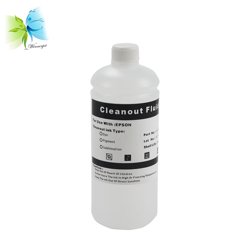 

1000ML Cleanout Fluid Cleaning Solution Liquid Cleaner Fluid Use For Epson Inkjet Printer Cartridge Print Head