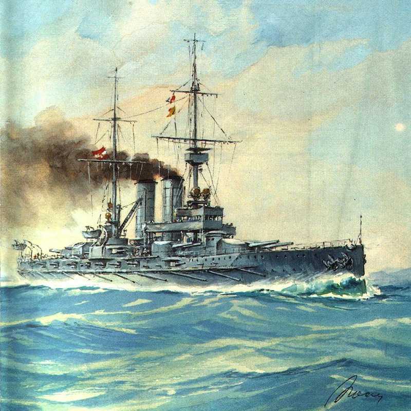 Самодельная Бумажная модель 1:250 Battleship SMS Radetzky Pepercraft военные подарки для мальчиков