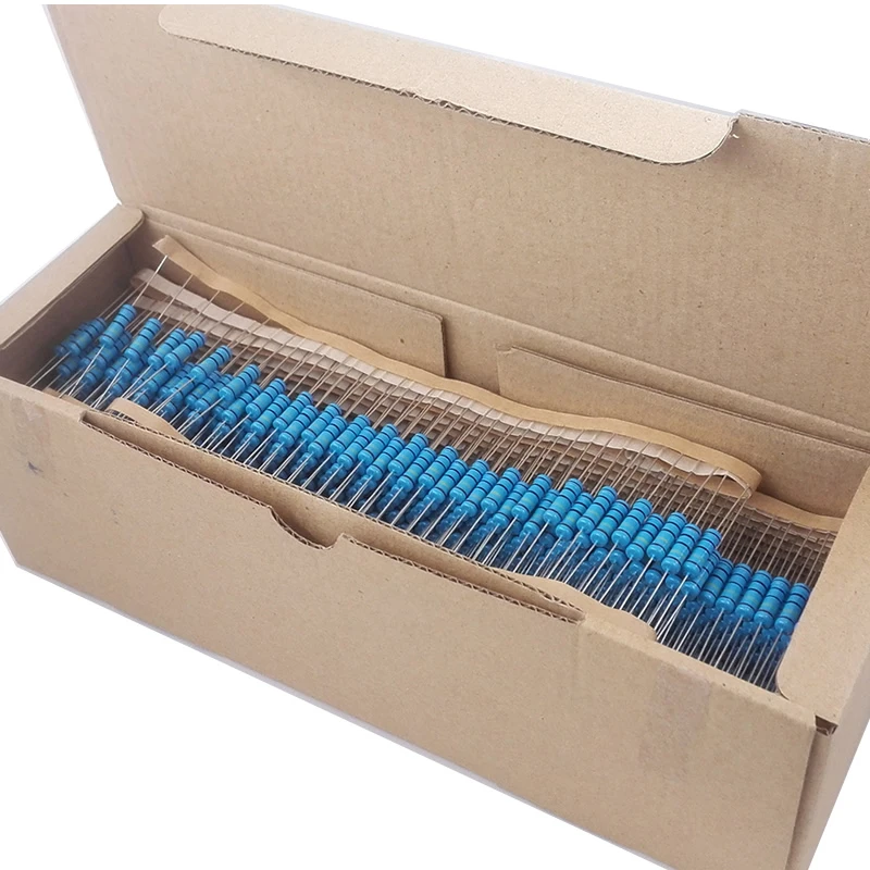 300 шт. 0 22 ~ 510K Ом 2 Вт 1% 30 значений * 10 = металлическая пленка|resistor assorted kit|2w metal film