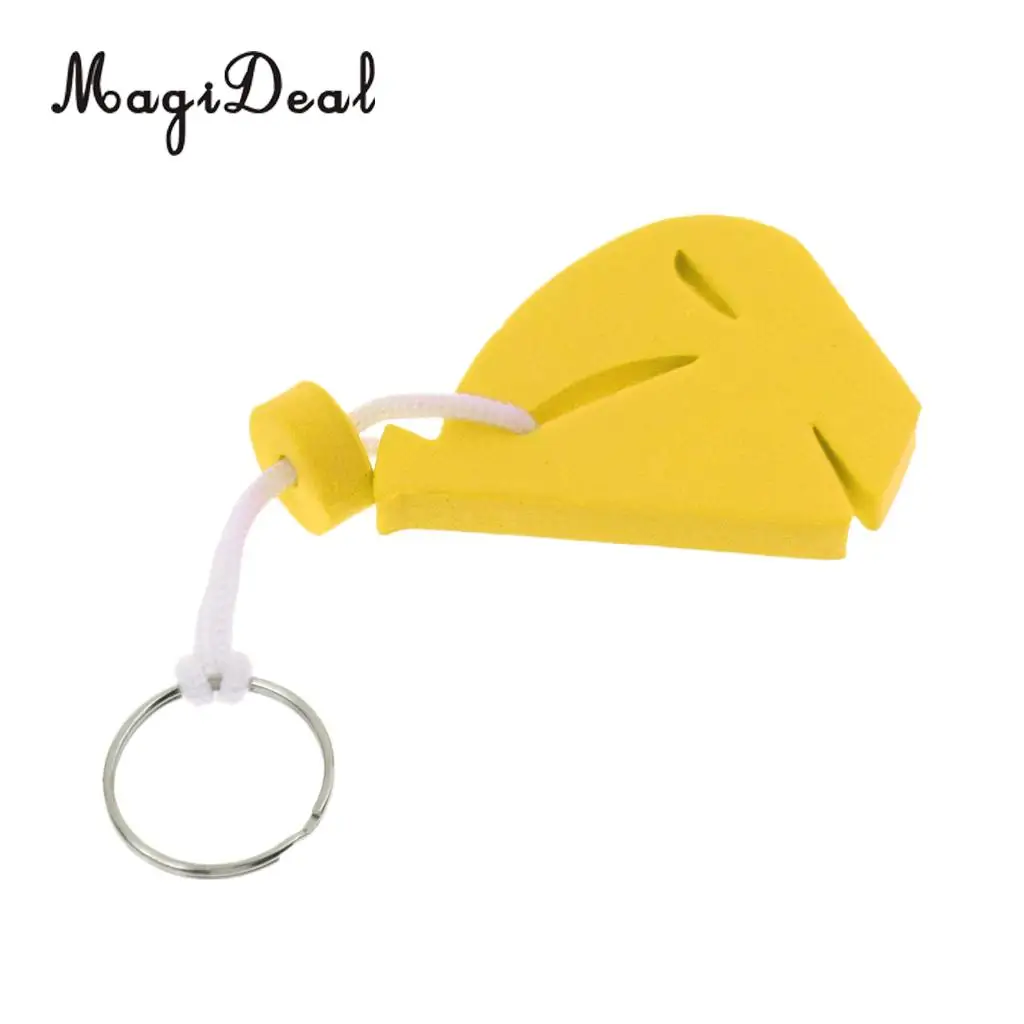 MagiDeal 4pcs Yachting Boating Canoe Drifting EVA Foam Floating Key Chain Key Ring- Sailing Boat