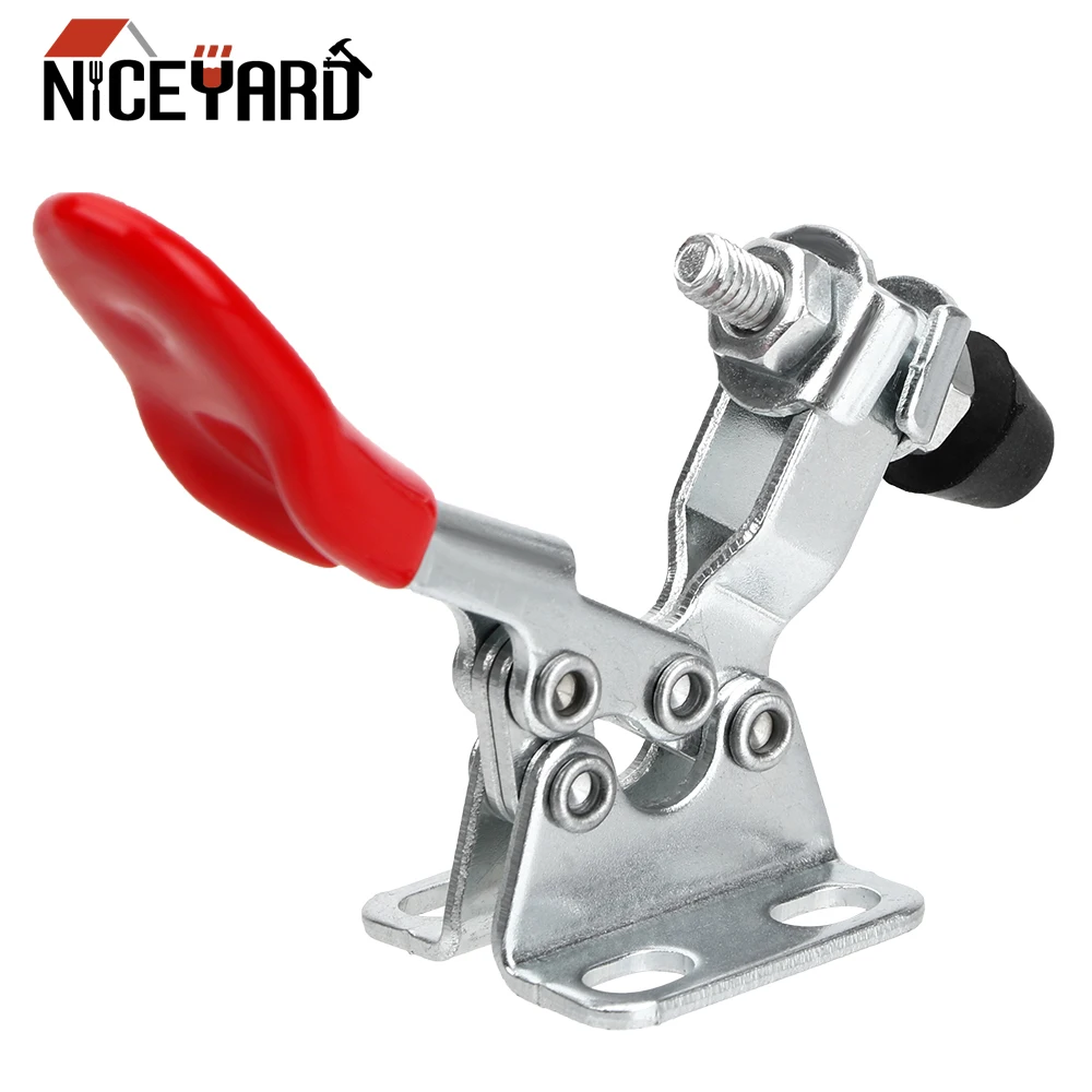 

NICEYARD DIY WORK M4 Screw Fast Locking Hand Tool Horizontal Clamp Universal Quick Clip Lever Fastener Vertical Fixture