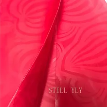 Красный парча в Гвинейском стиле высокого качества в африканском стиле getzner последние вышитые кружевной ткани 10 ярдов/партия