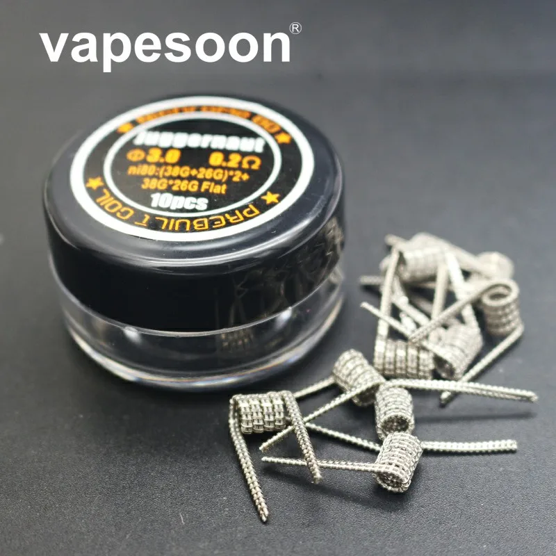 500 шт. Alien Clapton Coil 0,25 0.7ohm Hive Tiger шахматный Juggernaut нагревательный провод Vape сопротивление предварительно оборудованная катушка