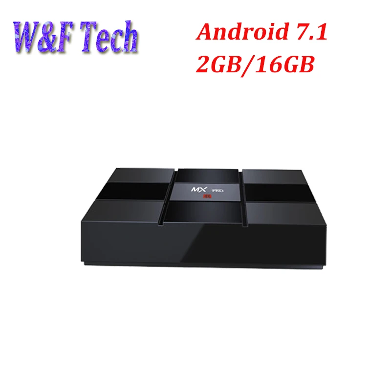 

MX PRO Smart TV Box Android 7.1 ZX296716 Quad-Core Smart Box 2.4G WiFi 2GB RAM 16GB ROM 4K Media Player Better X96 MINI