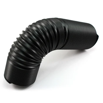 

76mm High Flow Intake Admisson Car Inlet Pipe Vacuum Bellow Silicon Rubber Refit Cars Intake Pipe Vacuum Pipe Black Air Intake
