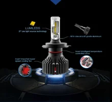 YY T8 H4 H7 H11 H8 9005 9006 Carro LEVOU Lâmpadas Dos Faróis ZES Chips 60 w 8000lm 6500 k Auto lâmpadas Led Auto Luz Led Lâmpada Led 24 12 v v