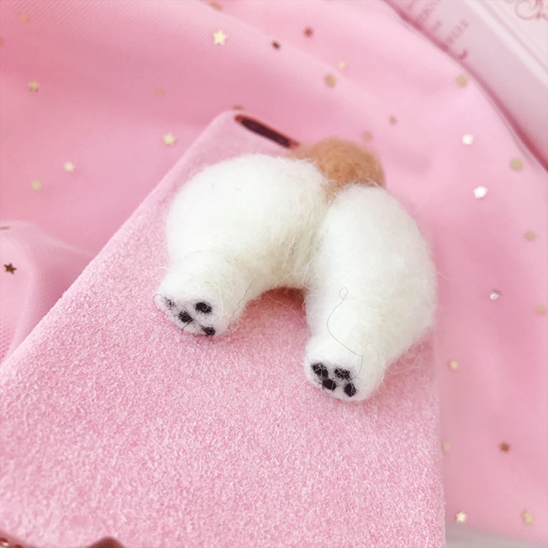 Aoweziic Cartoon For iPhone6S mobile phone shell wool XS MAX protective sleeve XR lovely 7 8plus women in autumn and winter case