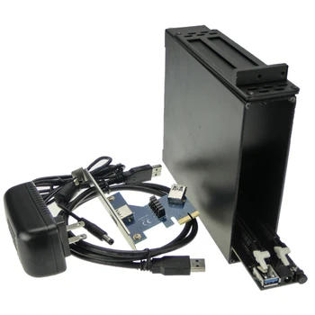 

Factory price x1 PCIe to Dual PCIe x16 2 Slots Adapter Card PCI-Express Riser
