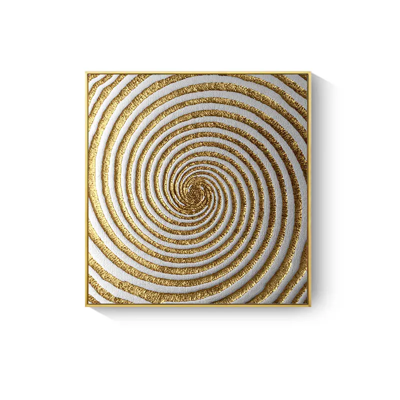 HAOCHU Ретро золотые линии Абстрактный Узор Мраморный принт картина холст живопись для коридора отеля квадратные художественные принты и плакаты - Цвет: XY064D