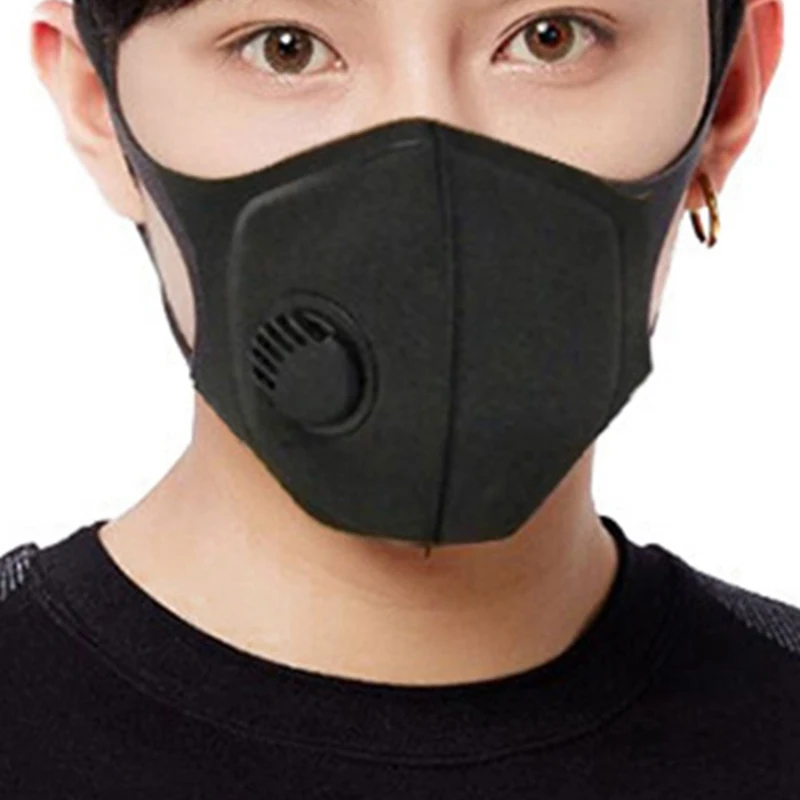 Респираторная Пылезащитная маска обновленная версия для мужчин и женщин анти-туман дымка пыль Pm2.5 пыльца 3D обрезанная дышащая маска с клапаном