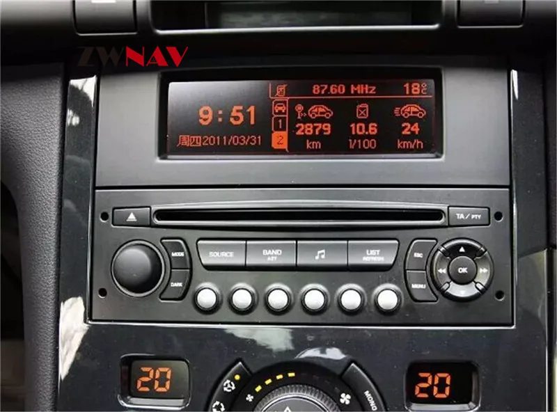 Clearance Android 9 8 core 4+46 GB with DSP For PEUGEOT 3008 5008 For Partner Citroen Berlingo GPS Navi Radio car multimedia DVD player 1