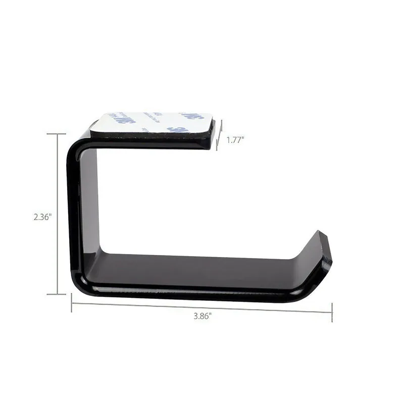 Durable Headphone Headset Holder Hanger Earphone WallDesk Display Stand Bracket Hanger Headphone Accessories (5)