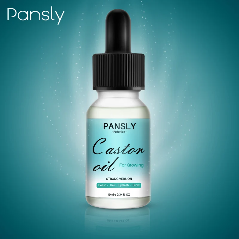 

PANSLY Castor Oil Natural Hair Growth Essential Oil Organic Beard Eyelash Enhancer Growth Serum Prevent Skin Aging Body Care