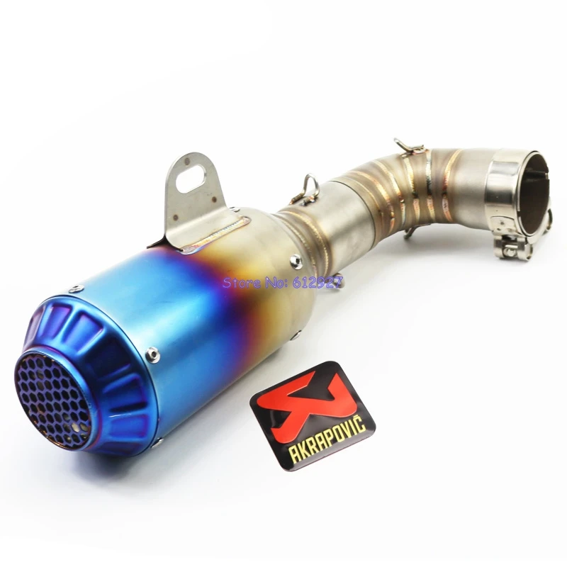 Motorcycle CB1000R Exhaust System Exhaust Muffler Pipe and Middle Link Pipe Akrapovic Motorbike Muffler Exhaust DB Killer Motorcycle CB1000R Exhaust System Exhaust Muffler Pipe and Middle Link Pipe Akrapovic Motorbike Muffler Exhaust DB Killer