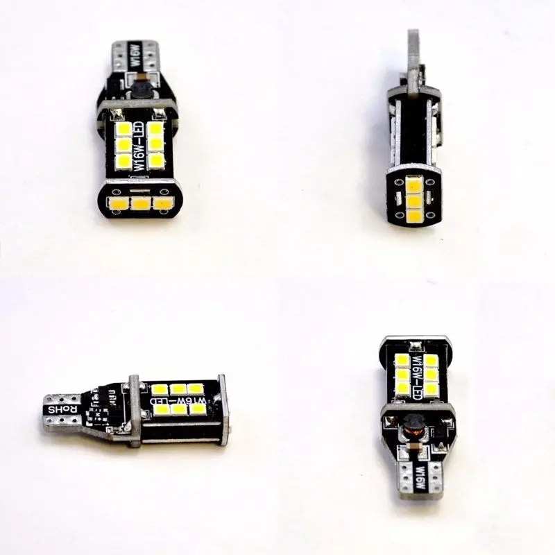 T15 W16W WY16W 15 SMD 2835 Светодиодный CANBUS без ошибок Автомобильный задний фонарь лампа